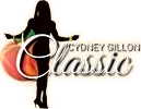 NPC Cydney Gillon Peach Classic Logo